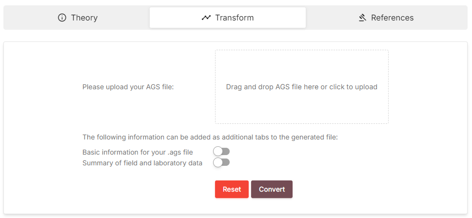 AGS to Excel on-line converter